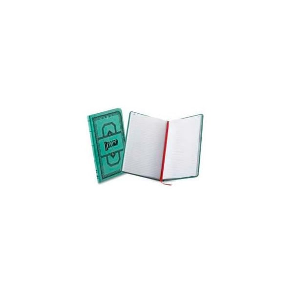 Esselte Boorum & Pease Account Book, Record Ruled, 12-1/8" x 7-1/2", Blue Cover, 150 Sheets/Pad 66150R - main